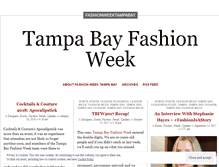 Tablet Screenshot of fashionweektampabayblog.com